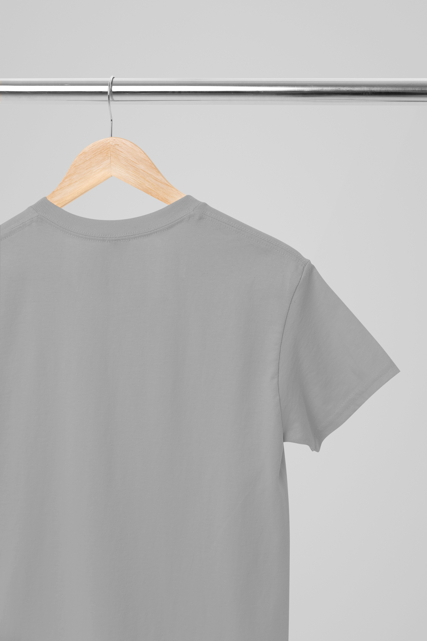 TRENTIN- Maglietta Grigia stampa Nera