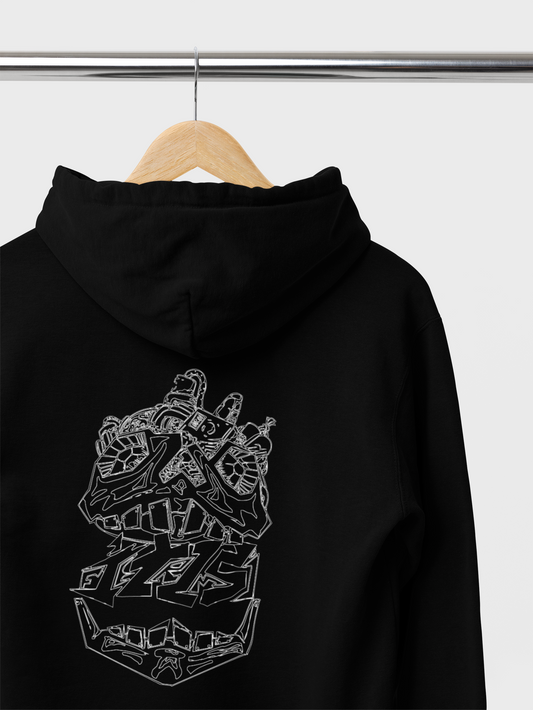 FERMI- Special Edition - Felpa Cappuccio Nera